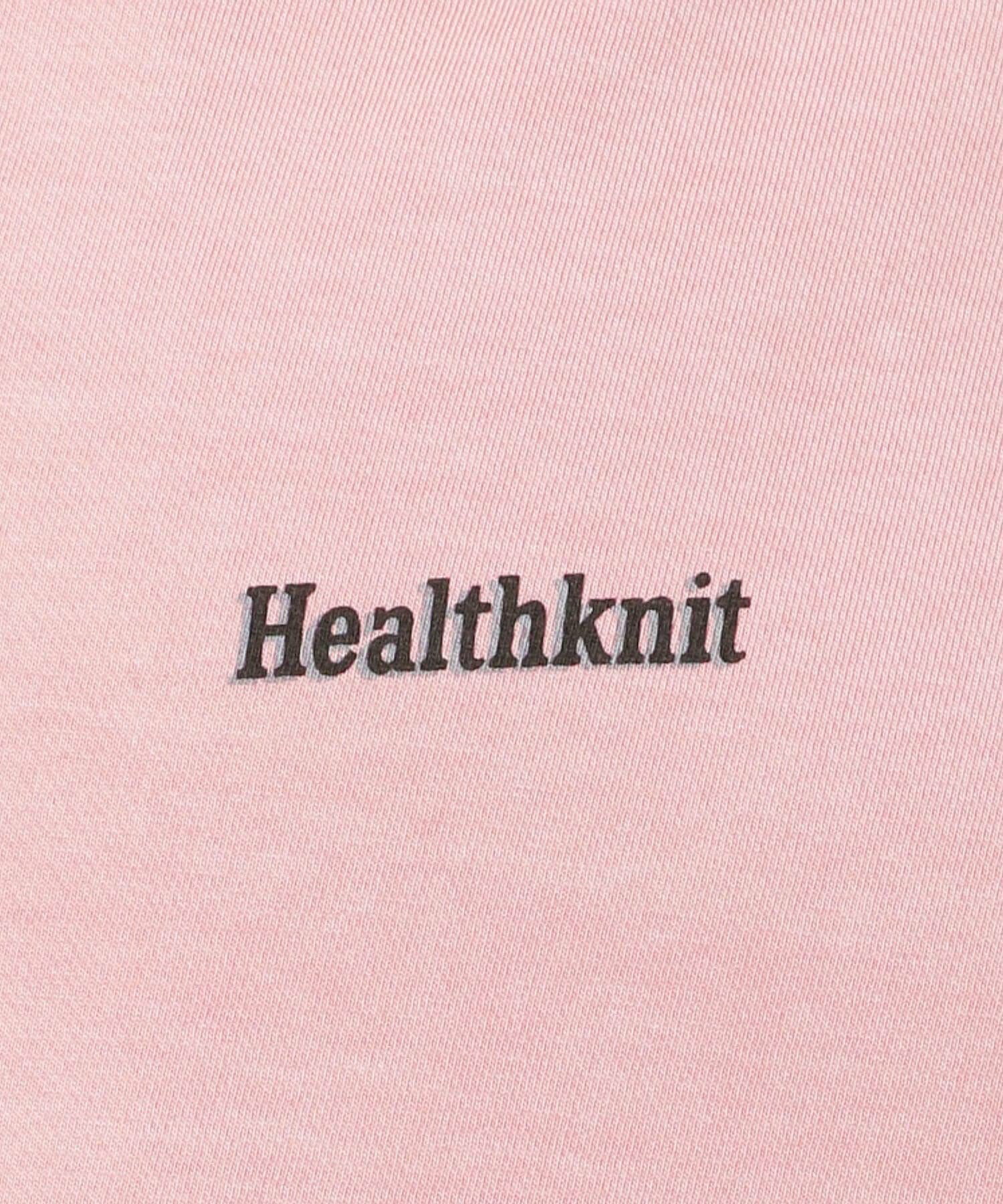【Healthknit(ヘルスニット)】別注BACK PRINT PIGMENT TEE